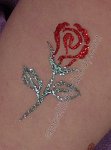glitter rose