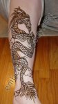 henna chinese dragon